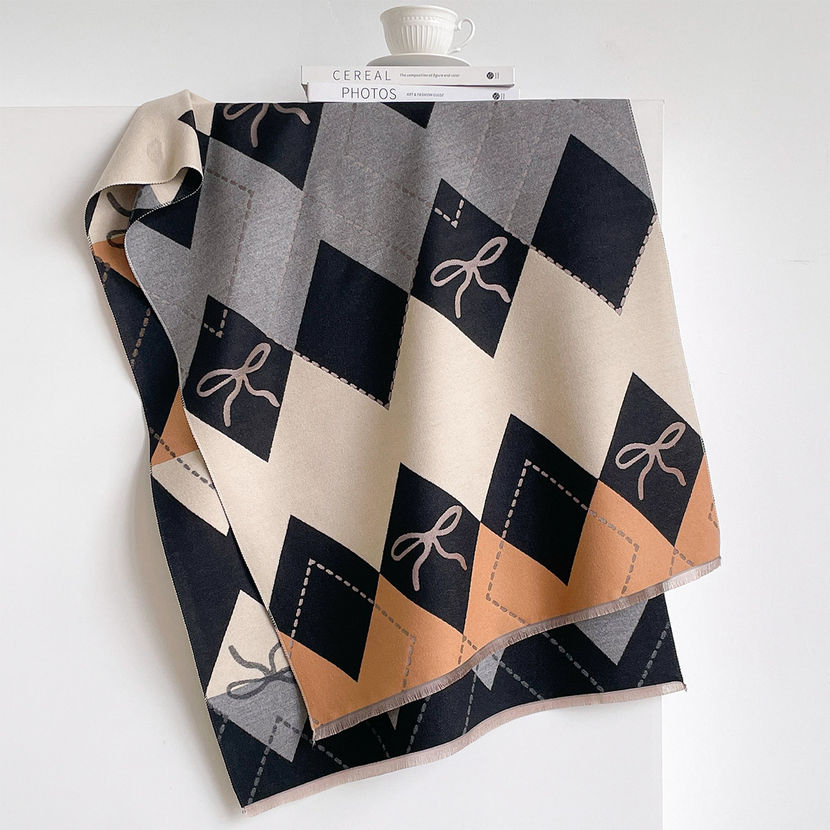 Women Imitation Cashmere Scarf - Pashmina Wrap Large 评论和价格