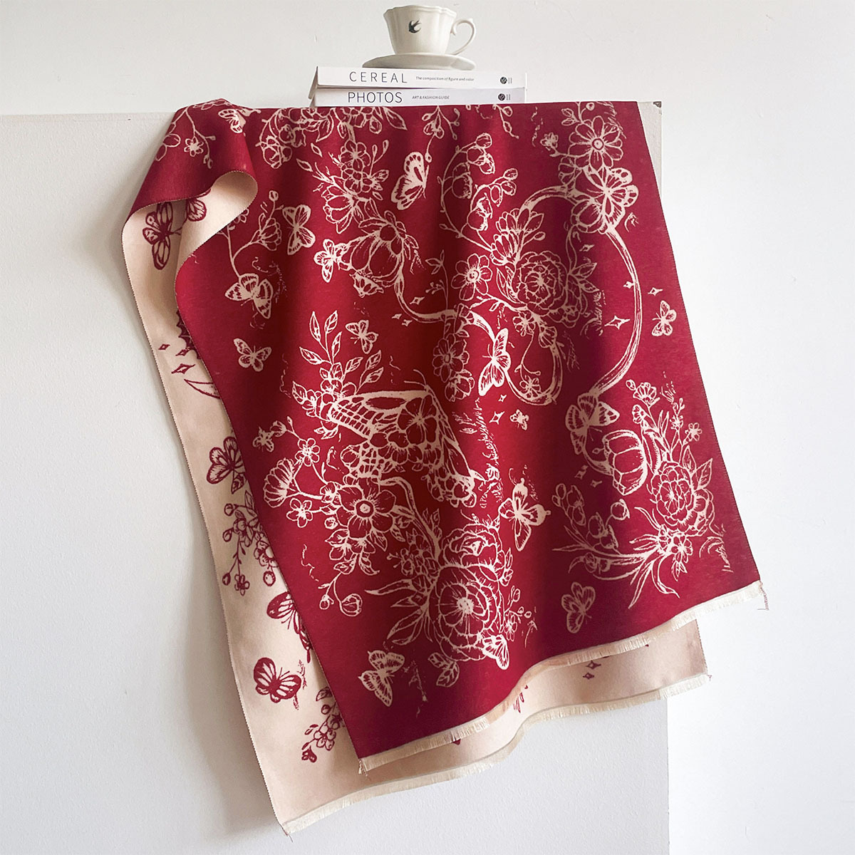 Imitation Cashmere Scarf For W - Pashmina Wrap Large 评论和价格