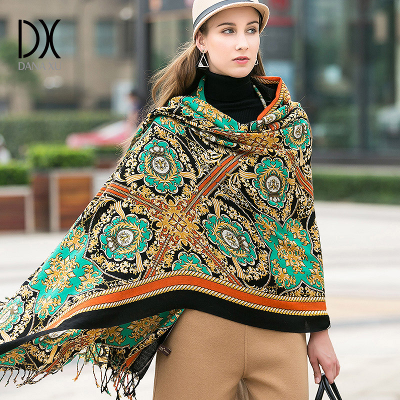 DANA XU 100% Wool Large Shawl  - Pashmina Wrap Large 评论和价格