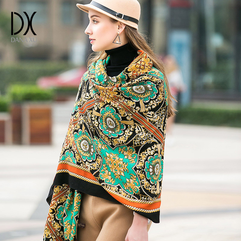 DANA XU 100% Wool Large Shawl  - Pashmina Wrap Large 评论和价格