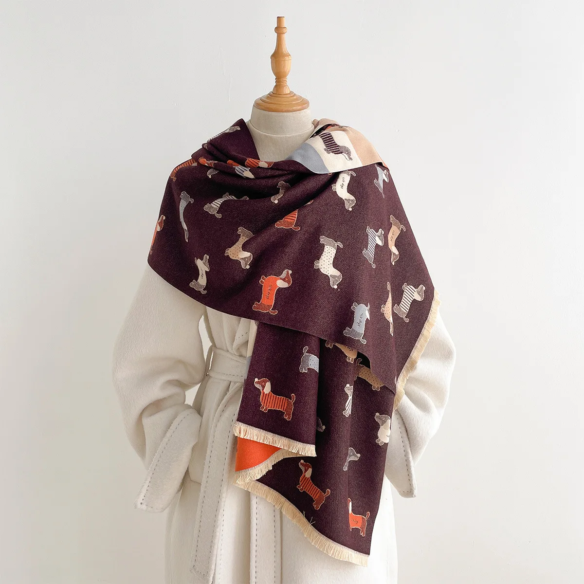 Imitation Cashmere Scarf Women - Pashmina Wrap Large 评论和价格