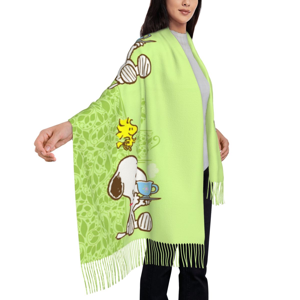 Women's Scarf with Tassel Snoo - Pashmina Wrap Large 评论和价格