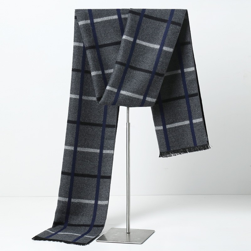 Designer Brand Plaid Men Scarv - Muffler Men Wool 评论和价格