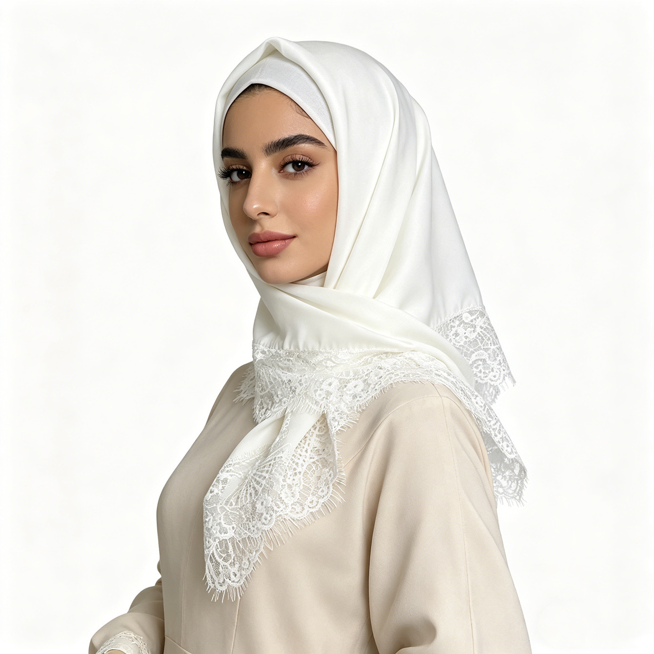 70x70cm Square Scarf Women Lac - Head Wrap Turban 评论和价格