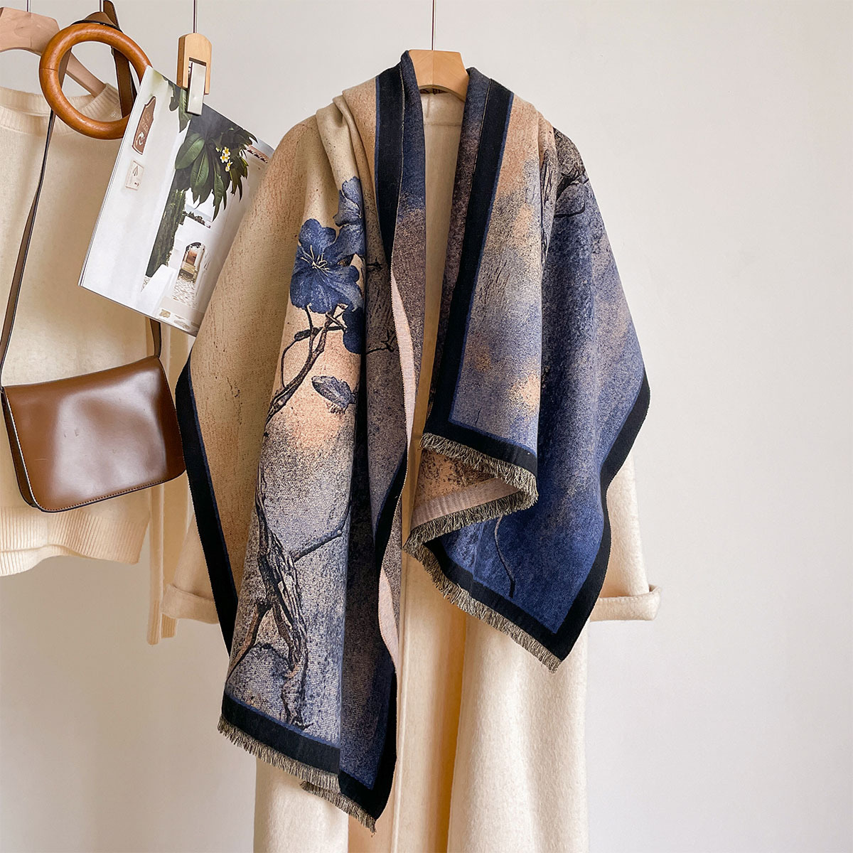 Women Imitation Cashmere Scarf - Pashmina Wrap Large 评论和价格
