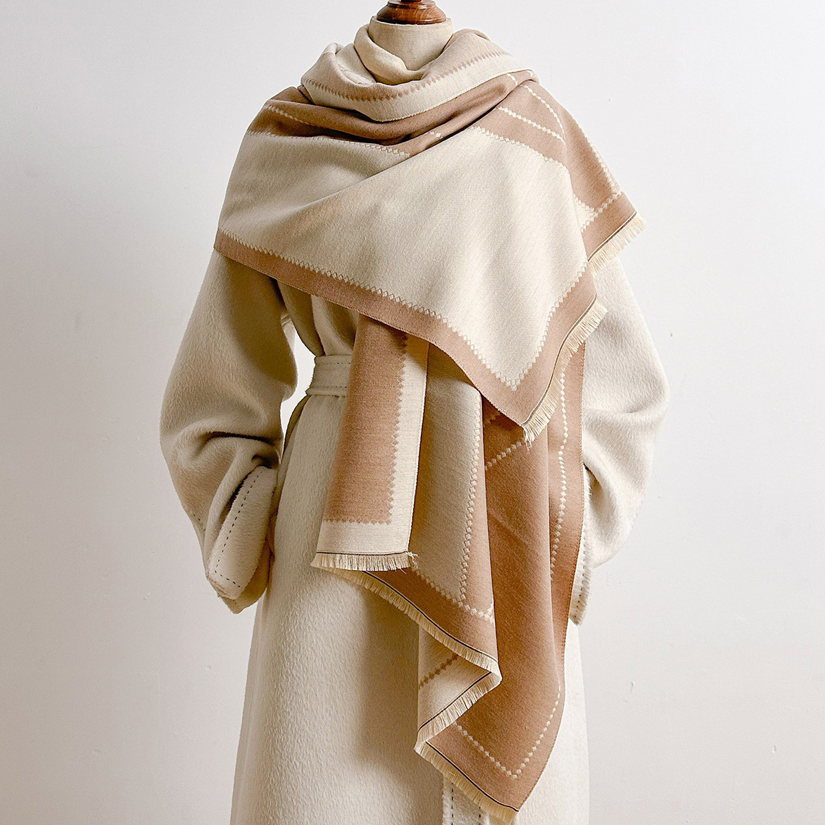 Women Imitation Cashmere Scarf - Pashmina Wrap Large 评论和价格