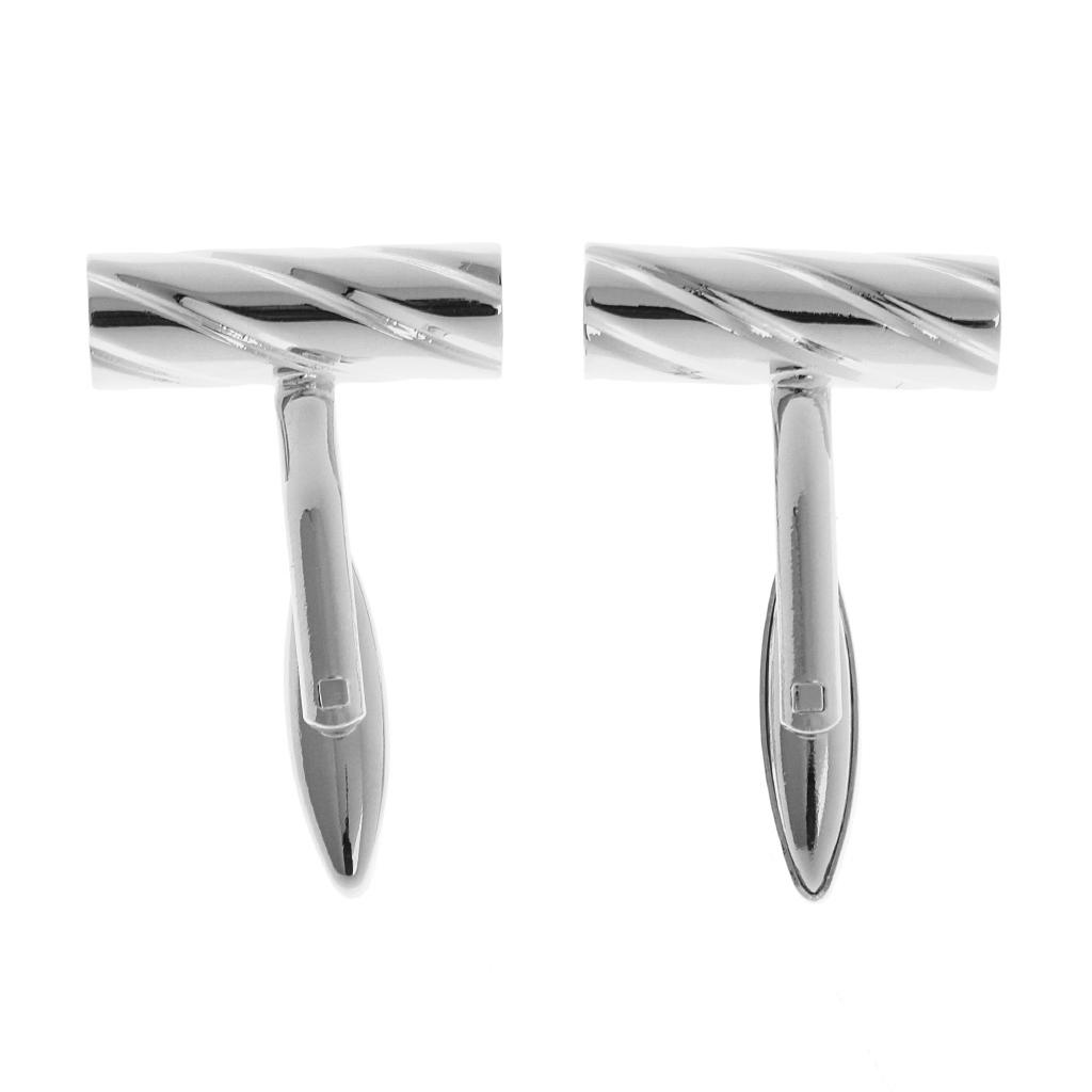 Fashion Conch Snail Cufflinks  - Tie Clip Silver 评论和价格